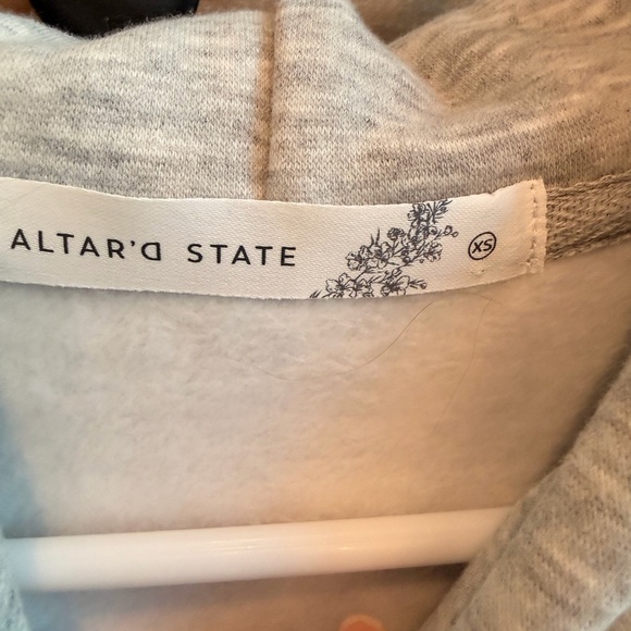 Altar'd State Oversized Grey NYC Graphic Hoodie (Size XS) - Picture 10 of 12